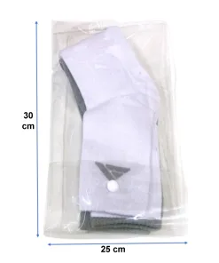 "25X30" Bolsa PVC Con Broche