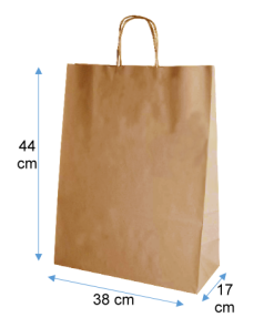 bolsa papel 38x44x17KRAFT sl