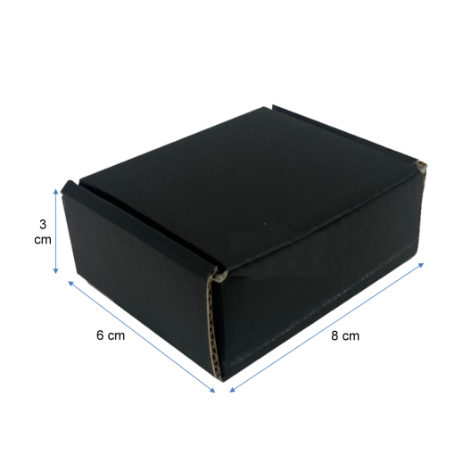 caja lujo 8x6x3 negra 1